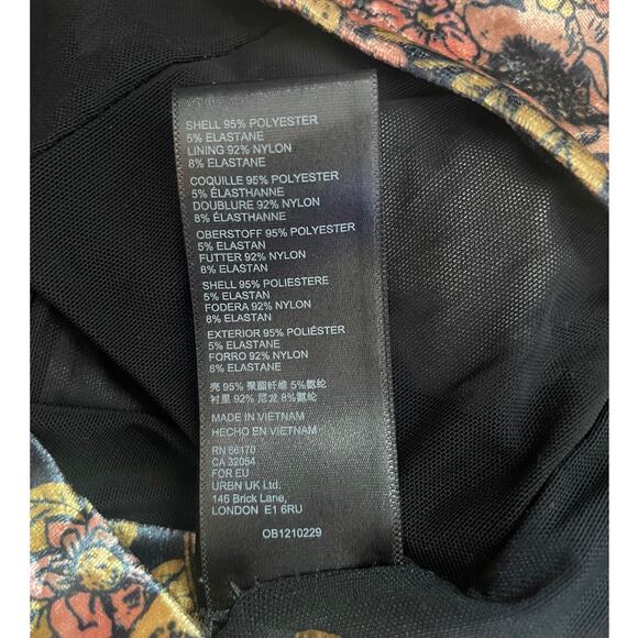 Free People Floral Skirt Pink & Gold - Picture 5 of 5